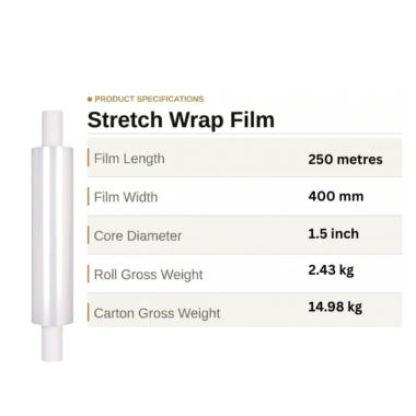 Extended Core Film Clear 23mu - 6 Rolls per Box