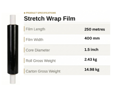 Extended Core Film Black 23 mu - 6 Rolls Per Box