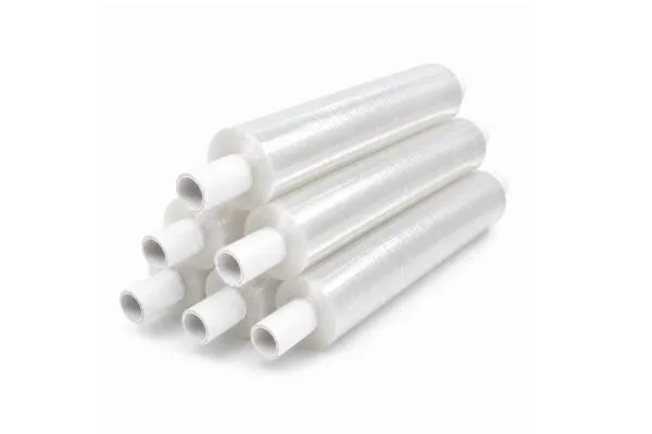 23 micron clear stretch film, extended core roll - Hilux Poly