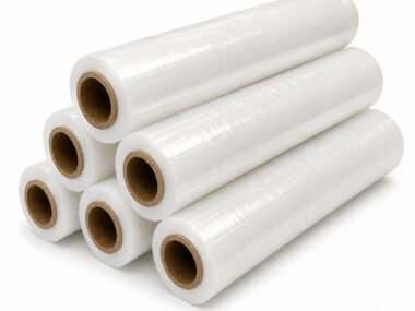 17μ Clear Stretch Film (Standard Core) – 400mm, 6 Rolls Per Box