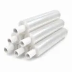 23 micron clear stretch film, extended core roll